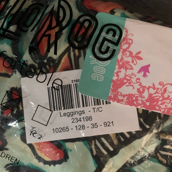 Lularoe NWT Disney Poison Apple TC Leggings - Picture 2 of 2